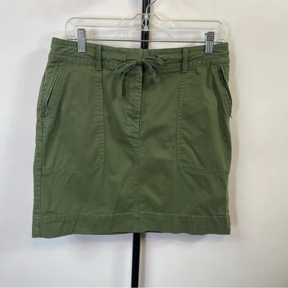Banana Republic Olive Green Stretch Skirt Size 8 Women’s
